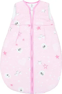 Produktbild von Famanu Schlafsack 100% Baumwolle - Übergangs-Schlafsack für Kleinkinder 92-98