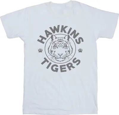 Produktbild von Netflix - "Stranger Things Hawkins" T-Shirt für Herren BI45672 (4XL) (Weiß)