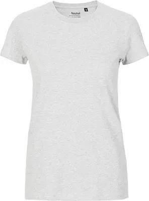 Produktbild von Neutral O81001 | damen Fitted T-Shirt / 100% Fairtrade-Baumwolle - Farbe: Ash Grey - Größe: S