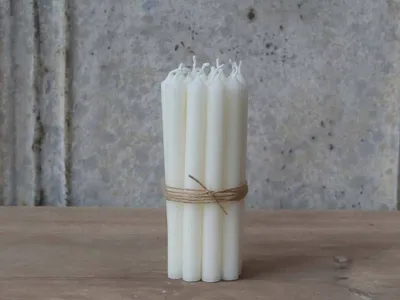 Produktbild von Chic Antique I Mini Stabkerze perlmutt 2,5S * 5 Stück