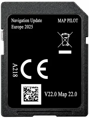 Produktbild von SD Karte GPS-Navigation Europa 2025 kompatibel mit MERCEDES GARMIN MAP PILOT - STAR1 - v22 - A2189062904