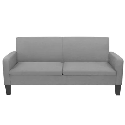 Immagine prodotto di Divano a 3 Posti 180x65x76 cm Grigio Chiaro