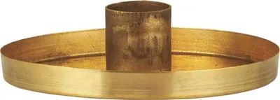Produktbild von Kerzenhalter in Gold: Stimmungsvolle Dekoration aus Messing für Kerzen Ø 2,2 cm