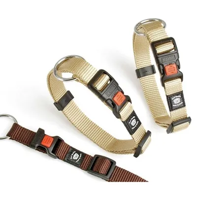 Produktbild von Karlie ASP Halsband verstellbar - Beige - 25 mm, 45-65 cm
