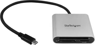 Produktbild von StarTech.com USB 3.0 Kartenleser mit USB-C - SD, MicroSD, CompactFlash Speicherkartenleser mit USB-C Kabel - Kartenleser (CF I, CF II, MMC, SD, microSD, SDHC, microSDHC, SDXC, microSDXC) - USB 3.0