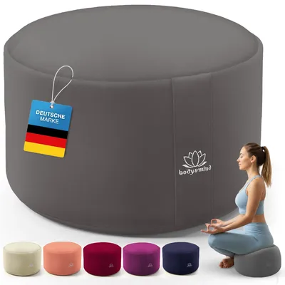 Immagine prodotto di Cuscino da meditazione da 30 cm, cuscino ergonomico per sedersi, ideale per lo yoga