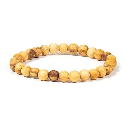 Produktbild von Palo Santo Armband runde Perlen S elastisch -- 0.6 cm