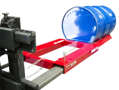 Produktbild von Manuvit Fixe Vorrichtung für Gabelstapler für das Handling von Metall-und Kunststofffässer