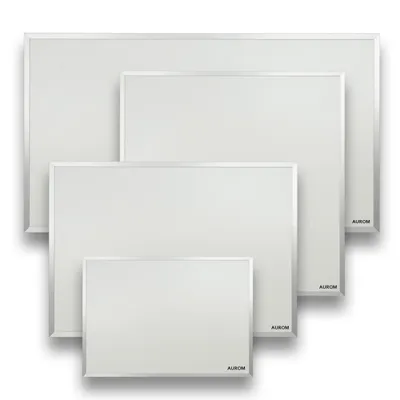 Produktbild von AUROM Sonplex Infrarotheizung Aluminium 300 – 1100 Watt, IP20, Weiß, mit Rahmen 900 Watt
