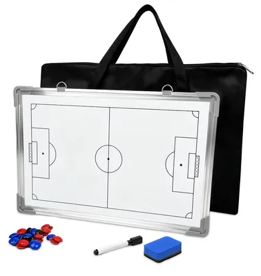 Obrázok produktu pre Taktická zložka futbal, trénerská tabuľa magnetická, pre futbalový tréning