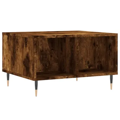 Image de vidaXL Table basse chêne fumé 60x50x36,5 cm Bois composite