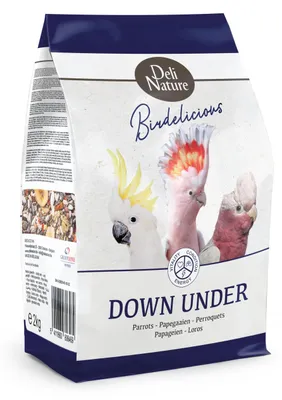 Zdjęcie produktu dla Deli Nature Birdelicious Down Under 750g - pokarm dla dużych papug kakadu Deli Nature