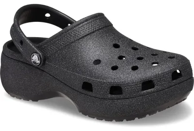 Produktbild von Crocs Classic Platform Glitter Holzschuhe Schwarz EU 36-37 Frau Schwarz EU 36-37
