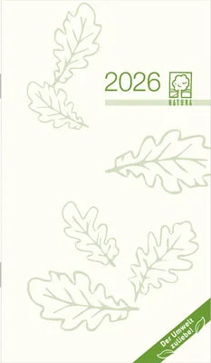 Produktbild von Taschenplaner Recycling 2026 Bürokalender 8,8x15,2 cm