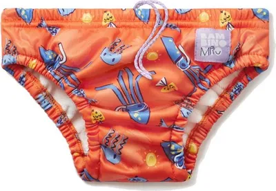 Zdjęcie produktu dla Bambino Mio, wielorazowe pieluszki do pływania dla niemowląt i dzieci w wieku 2-3 lata - model "Sprudeln"