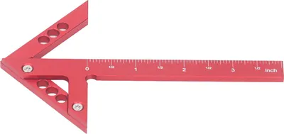 Obrázek produktu pro Centrum 100 mm 45° 90° Hliníkové pravítko Měřicí a rýsovací nástroj pro zpracování dřeva