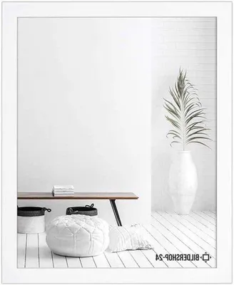 Immagine prodotto di Cornice da parete rettangolare - Inserimento foto - 60 x 84 cm - Bianca