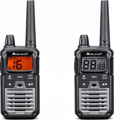 Zdjęcie produktu dla MIDLAND Walkie Talkie XT70 Pro Duo Czarny/Ciemnoszary