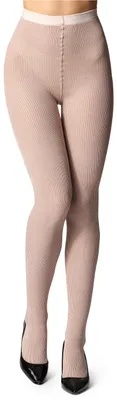 Image de Collants en coton pour femmes Bellivalini BLV-1114 (beige clair, taille S).