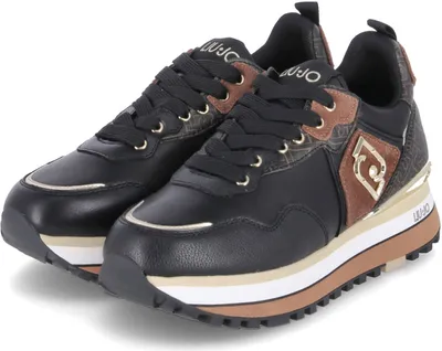 Produktbild von Liu Jo Low Sneaker MAXI WONDER 01 Damen Leder und Synthetik Braun Größe: 36