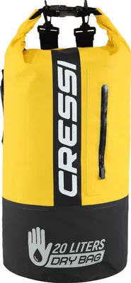 Cressi Premium Dry Bag 20 L schwarz gelb