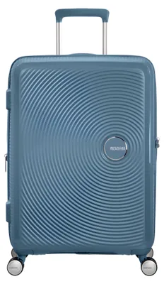 Produktbild von American Tourister Soundbox Spinner 67 / 24 TSA EXP Trolley Stone Blue blaugrau