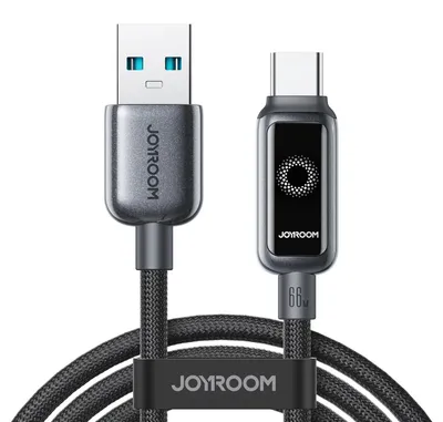 Obrázok produktu pre Kábel Joyroom S-A55 StarFlight 66W USB-A - USB-C 1,2 m - čierna