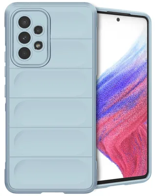 Imagen del producto de Funda Trasera EasyGrip para Samsung Galaxy A53 - Azul claro