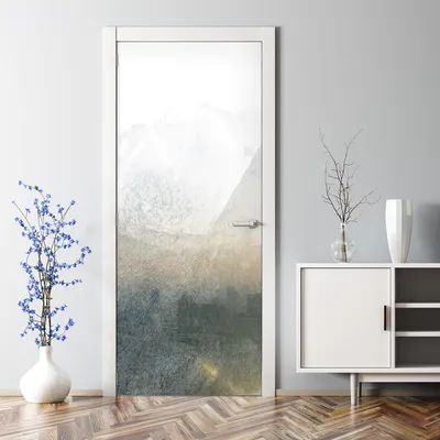 Produktbild von Dekorative Türposter Klebefolie selbstklebend Wandaufkleber Aquarell Abstrakte 77 x 200 cm