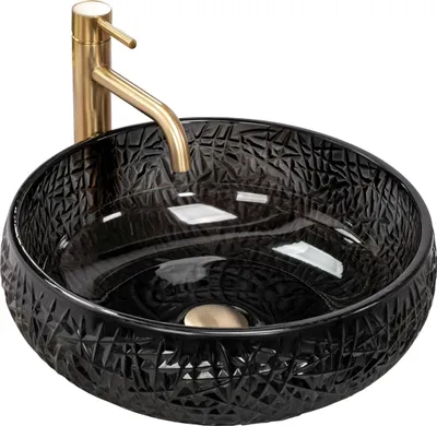Zdjęcie produktu dla Umywalka nablatowa REA ICE BLACK