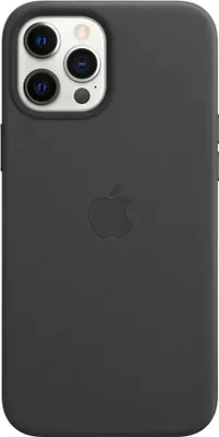 Obrázek produktu pro Originální kožené pouzdro s MagSafe pro iPhone 12 Max Black MHKM3ZE/A