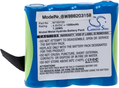 Produktbild von vhbw Akku Ersatz für Edan 4XNR49AA1500P, M159105 für Medizintechnik (1500 mAh, 4,8 V, NiMH)