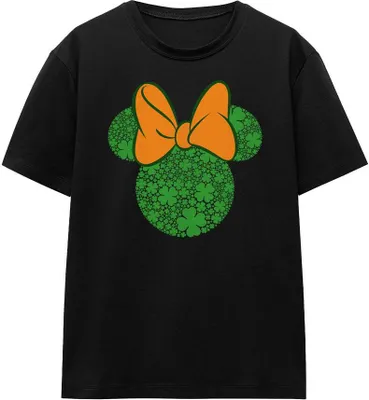 Produktbild von Disney - "Shamrock Ears" T-Shirt für Herren/Damen Uni - St Patricks-Tag TV17372 (S) (Schwarz)