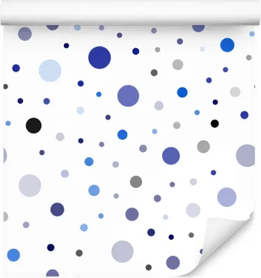 Immagine prodotto di 10m VLIES WALLPAPER Rotolo di palline geometriche Motivo puntinato Ornamenti XXL