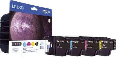 Image de Brother LC1220VALBPDR - noir, jaune, cyan, magenta