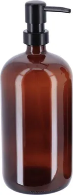 Produktbild von Tendance Seifenpumpe/spender - bernsteinfarben - Glas - 10 x 23 cm - 1000 ml