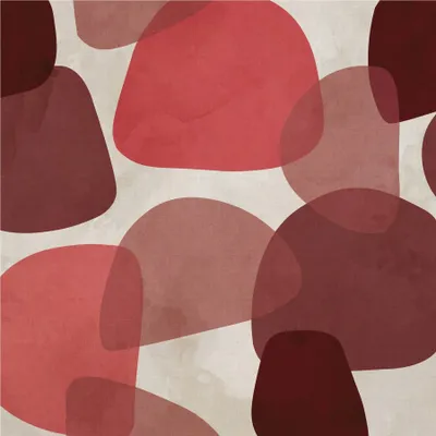 Produktbild von Fototapete 363869 Vliestapete Abstrakt 265 x 265 cm Rasch Selection Rot