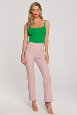 Produktbild von Makover Elegante Hosen für Frauen Claramur K142 dunkelpink XL