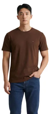 Produktbild von Tommy Hilfiger ESS SEASONAL REG FIT Herren T-Shirt Braun : Größe - M Größe: M