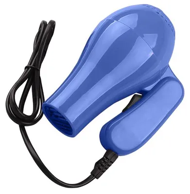 Obrázek produktu pro Verk 01704 Skládací cestovní fén na vlasy 850 W modrá