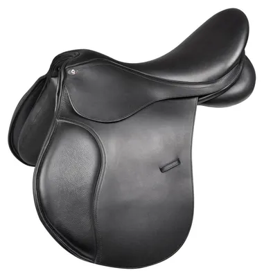 Zdjęcie produktu dla Waldhausen Comfort Pony – skórzane siodło uniwersalne, czarne, 15,5 cala, czarne, 15,5 cala