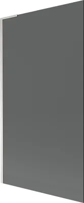 Obrázek produktu pro Mexen Next L vanová zástěna na vanu 1-křídlová 100 x 150 cm, grafit, kartáčovaný nikl - 895-100-000-03-40-97