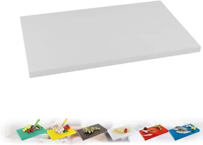 Immagine prodotto di Tagliere in silicone con piedini, 30 x 50 cm, bianco