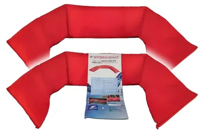 Produktbild von HYDRO SNAKE 1300 x 50 mm Hochwassersperre Überschwemmungsschutz Sandsack Alternative - 2er Pack (rot)