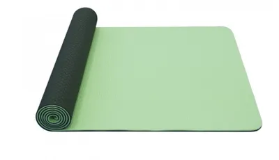 Immagine prodotto di YATE Yoga Mat doppio strato, materiale TPE verde chiaro/verde scuro