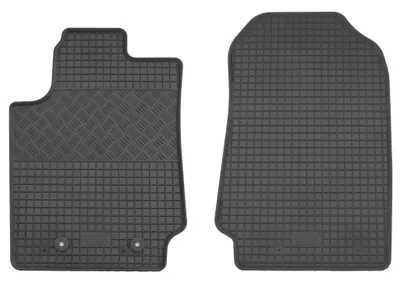 Gummifußmatten Set 2-teilig für Ford Ranger 4 (2012-2016), schwarz