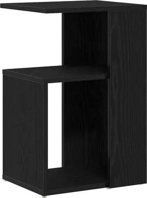 Immagine prodotto di Tavolo laterale Rovere Nero 36 x 30 x 56 cm Legno multistrato