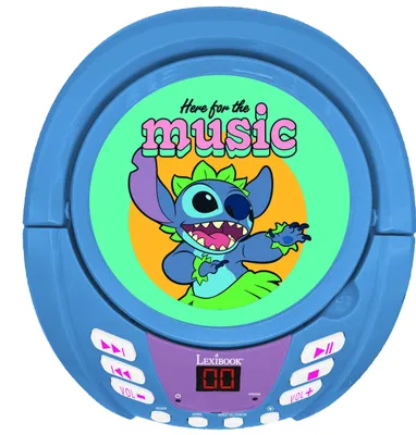 Produktbild von Lexibook Disney Stitch Cd-player Durchsichtig Durchsichtig One Size
