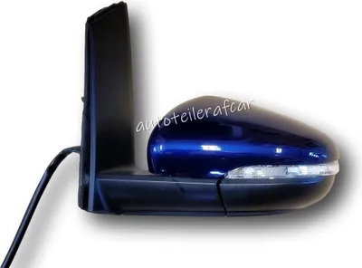 Produktbild von Außenspiegel Spiegel links elektrisch für Für VW TOURAN 1T3 2010 - 2015 blau LD5Q