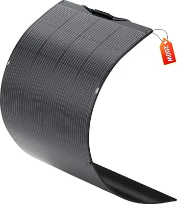 Produktbild von Flexibles Solarpanel, maximale Leistung, monokristallines Silizium, 24% Effizienz, 200W